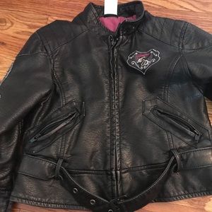 Kids Harley Davidson leather coat
